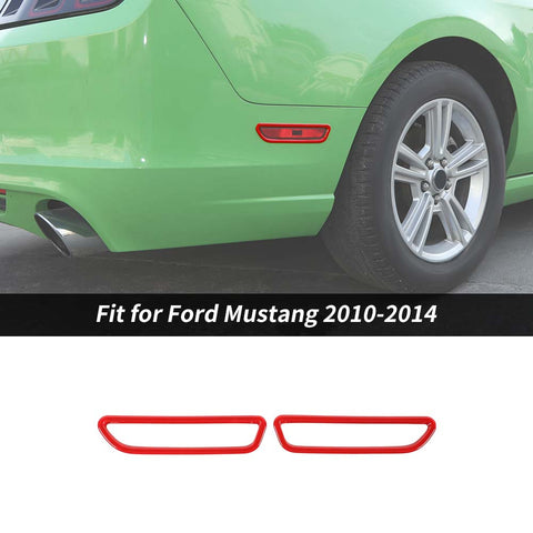 Rear Wheel Eyebrow Light Trim Ring For Ford Mustang 2010-2014 Accessories | CheroCar