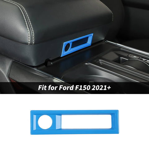 For 2021+ Ford F150 Center Armrest Box Switch Button Cover Trim