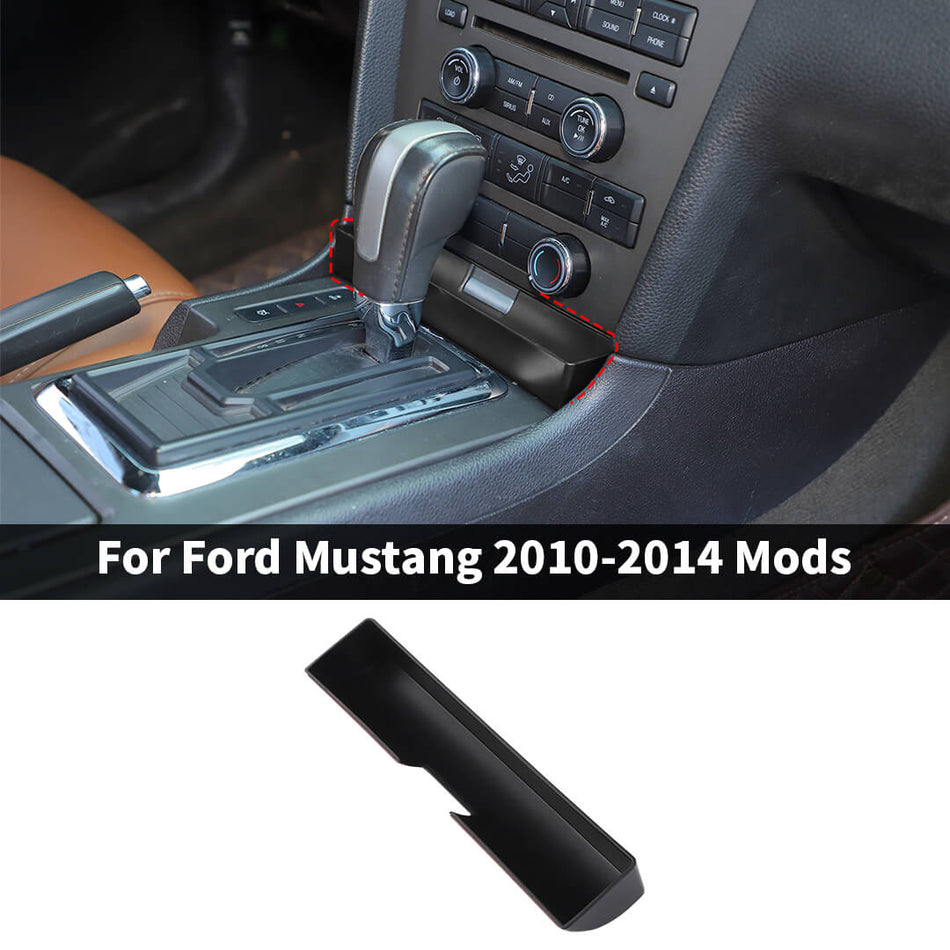 For 2010-2014 Ford Mustang Interior Front Gear Shift Center Storage Box