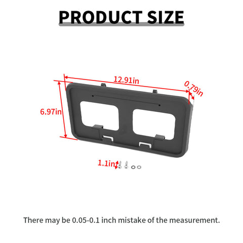 For 2011-2016 Ford F250/F350/F450/F550 Front Bumper License Plate Frame Bracket