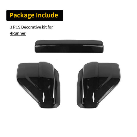For 2014-2023 4Runner High Brake Light &Taillight Lamp Cover Trim Kit