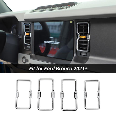 Air Conditioner Vent Outlet Decor Frame Trim Covers For Ford Bronco 2021+ Accessories | CheroCar