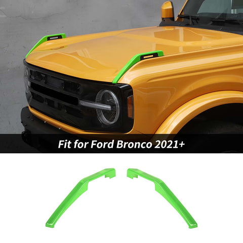 Front Engine Hood Hinge Cover Trim For Ford Bronco 2021+ Accessories｜CheroCar