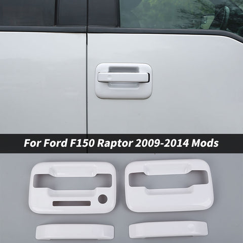 For 2009-2014 Ford F150 Raptor Exterior Outer Door Handle Bowl Cover Trim