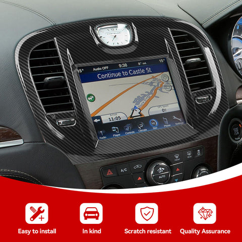 For 2010-2014 Chrysle 300/300C Central Control Navigation Screen Trim Cover