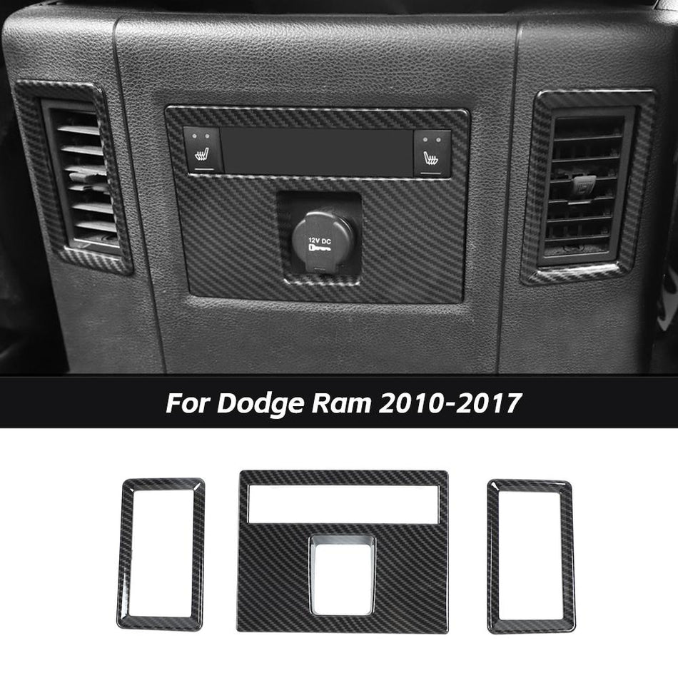 For 2010-2017 Dodge Ram Rear Air Condition Vent Outlet Panel Trim Cover