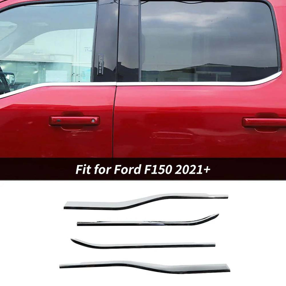 For 2021+ Ford F150 Window Sill Trim Decor Strips
