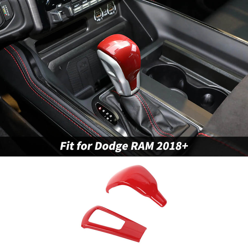 For 2018+ Dodge Ram TRX Central Front Gear Shift Knob Cover Trim