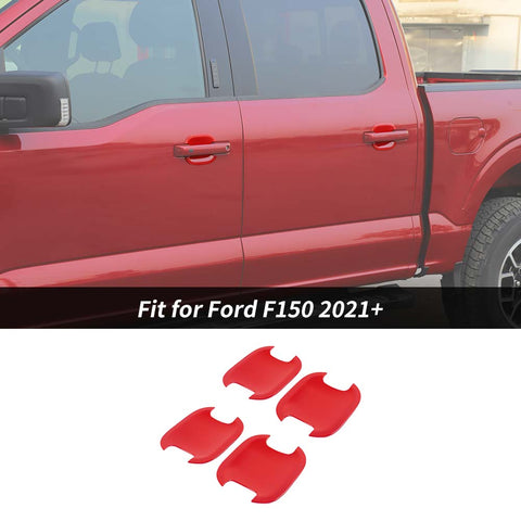 Exterior Door Handle Bowl Cover Trim Bezel For Ford F150 2021+ Accessories｜CheroCar