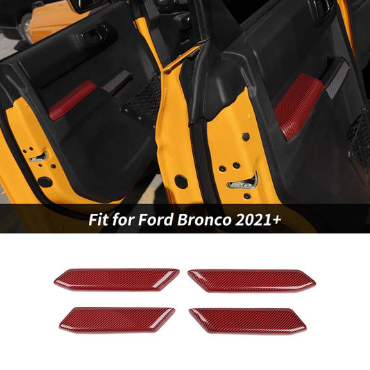 For 2021+ Ford Bronco 4-Door Interior Door Armrest Handle Panel Trim Cover