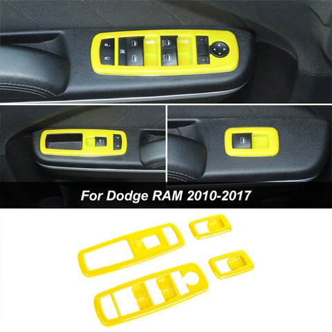 Window Lift Switch Panel Cover Trim for Dodge Charger 2011+ & Durando 2011+ & Ram 2010-2017｜CheroCar