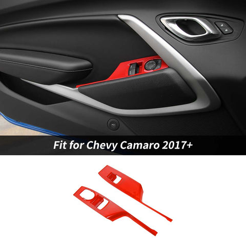 Interior Trim Full Set Available Separately Red For Chevy Camaro 2016+ Accessories | CheroCar