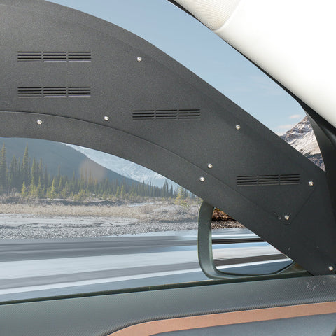 For 2021+ Ford Bronco Sport Front Rear Window Glass Louver Air Vent Outlet Panel