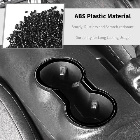 For 2015-2023 Ford Mustang Front Water Cup Holder Decoration Cover Trim Frame