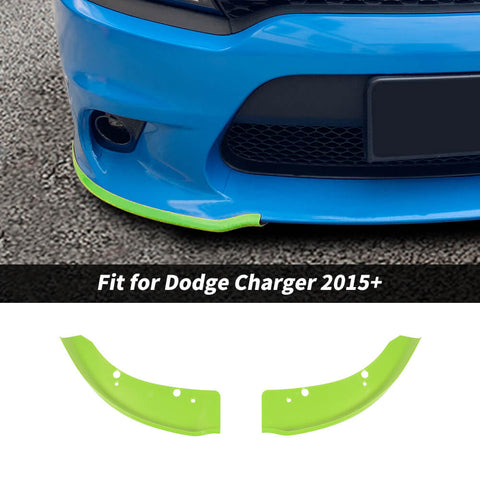 For 2015+ Dodge Charger SRT Front Bumper Lip Splitter Protector Cover Trim