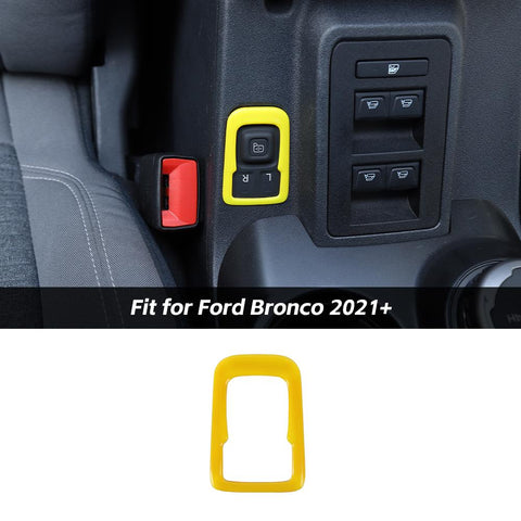 Rearview Mirror Button Adjust Decor Cover Trim For Ford Bronco 2021+ Accessories | CheroCar