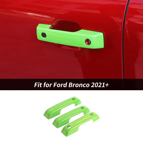 Exterior Door Handle Protector Shell Cover Trim For Ford Bronco 2021+ 2Dr Accessories | CheroCar