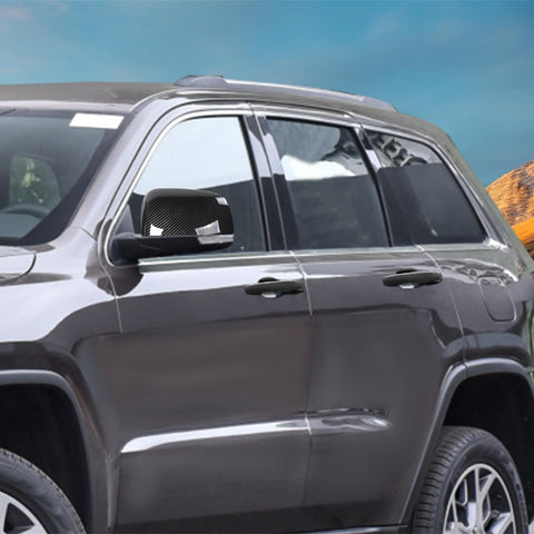 For 2011-2020 Dodge Durango Car Door Handle Rearview Mirror Shell Trim Cover Kit