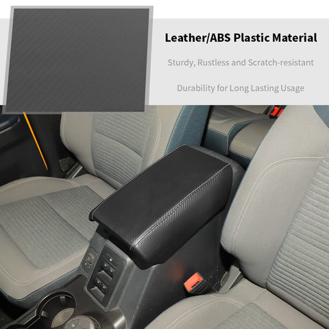 For 2021+ Ford Bronco Center Console Armrest Box Panel Trim Cover Protection Guard