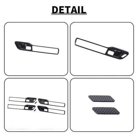 For 2018+ Dodge RAM Inner Door Handle Bowl Panel Frame Cover Trim