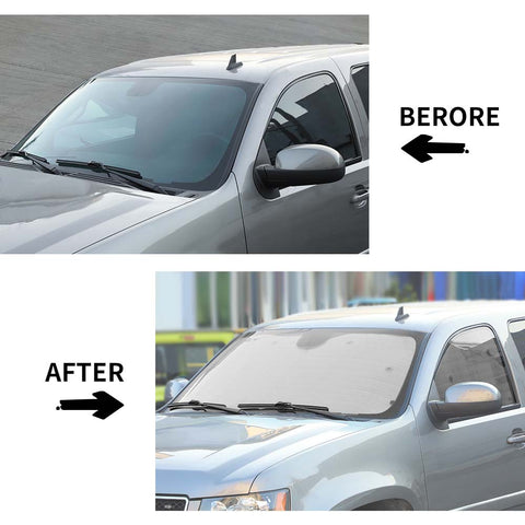 Full Windshield Sun Visor Sunshade Cover UV Protector For Chevy Avalanche 2007-2013 Accessories | CheroCar