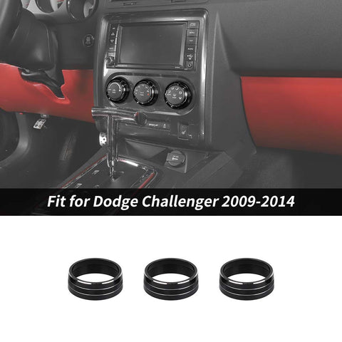 Air Conditioner Knob Cover Trim for Dodge Challenger 2009-2014｜CheroCar