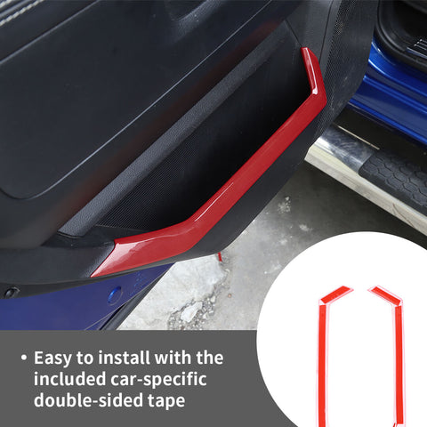 For 2010-2017 Dodge RAM Inner Rear Door Storage Strip Trim Cover