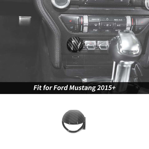 Engine Start Stop Button Switch Cover Trim For Ford Mustang 2015+ Accessories | CheroCar