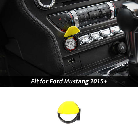 Engine Start Stop Button Switch Cover Trim For Ford Mustang 2015+ Accessories | CheroCar