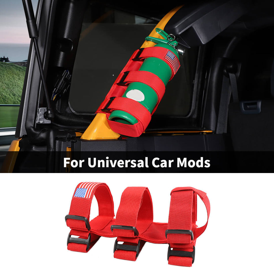 For 2021 Ford Bronco/ Bronco Sport Rear Trunk Adjustable Roll Bar Fire Extinguisher Mount Holder Accessories