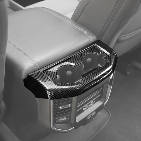 For 2018+ Dodge Ram Rear Row Cup Holder Panel Cover Trim