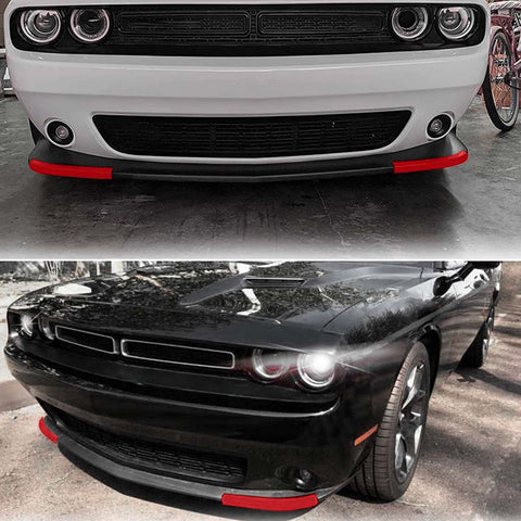 Front Bumper Lip Splitter Protector Cover for Dodge Challenger 2015+ regular style Accessories｜CheroCar