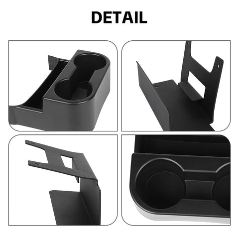 For 2021+ Ford Bronco 4-Door Car Rear Back Water Cup Holder Storage Box Organizer