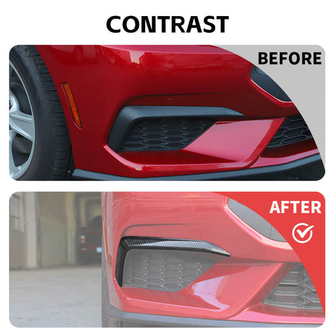For 2024+ Ford Mustang Front Bumper Grille Cover Both Sides B Style