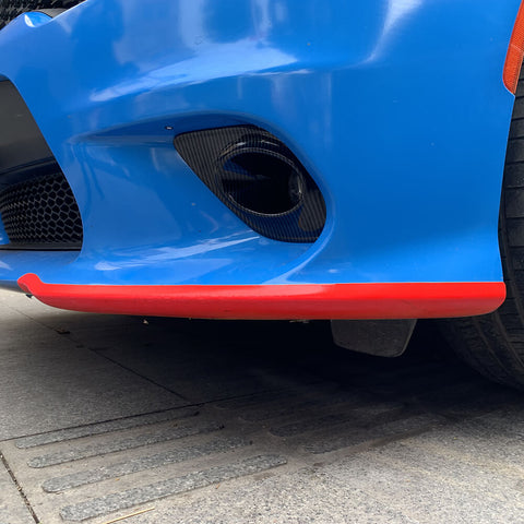 For 2015+ Dodge Charger SRT Front Bumper Lip Splitter Protector Cover Trim