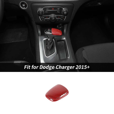 For 2015+ Dodge Charger/Challenger/2018+ Durango Inner Gear Shift Knob Cover Trim