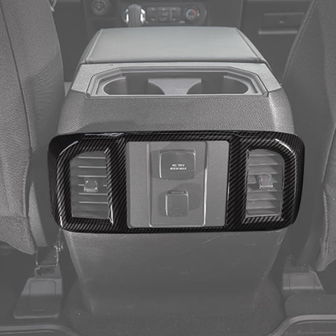 For 2015-2020 Ford F150 25x Inner Center Dash Panel Interior Trim Kit Carbon Fiber