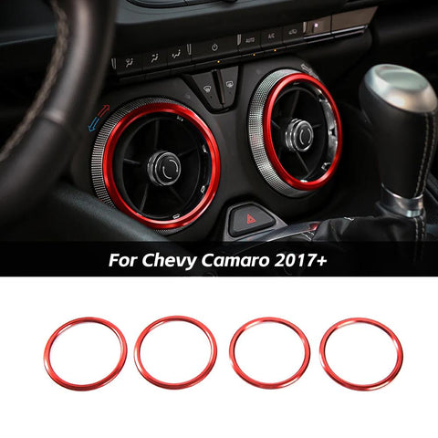 Interior Trim Full Set Available Separately Red For Chevy Camaro 2016+ Accessories | CheroCar