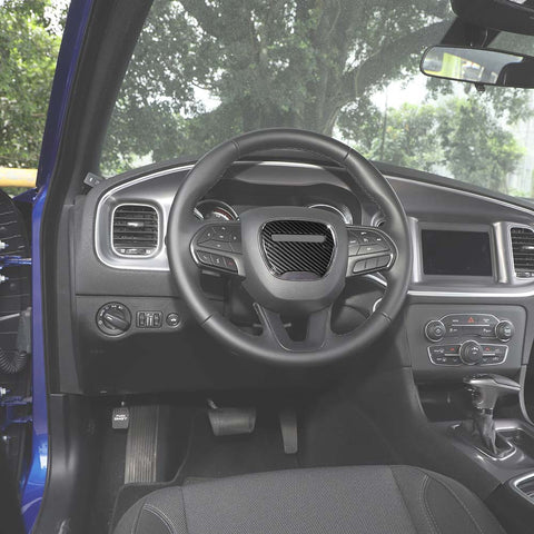 Steering Wheel Center Panel Trim For Dodge Charger/Challenger 2015+/ Durango 2014+ Accessories | CheroCar