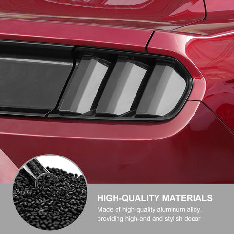 Smoked Tail Light Lamp Cover Guard Trim Bezels For Ford Mustang 2015+｜CheroCar