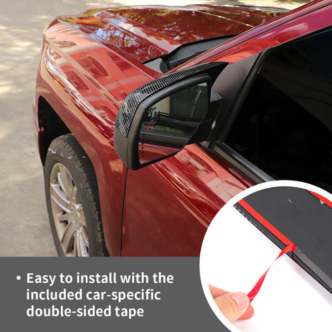 For 2014-2018 Chevy Silverado/Suburban/Tahoe/GMC-YUKON/GMC-SIERRA Rearview Side Mirror Shell Cover Trim Caps (2 pcs)