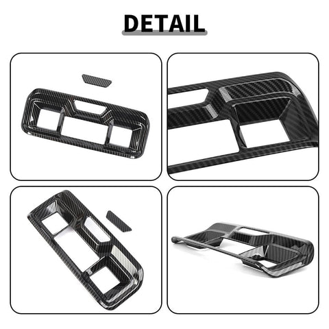 For 2022+ Chevrolet Silverado/GMC Sierra Rear Air Vent Outlet Panel Cover Trim B Style