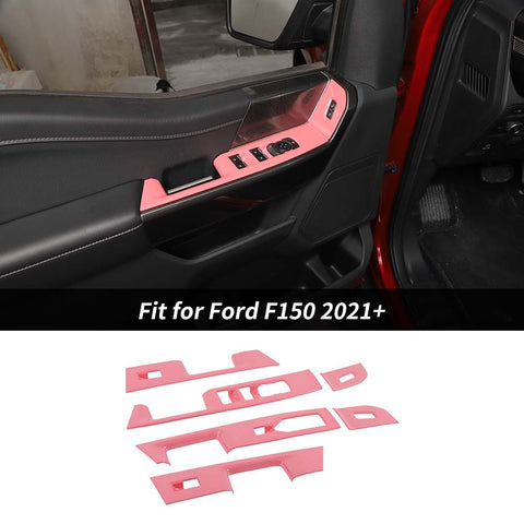 Window Lift Switch Panel Frame Trim Cover For Ford F150 2021+ Accessories | CheroCar