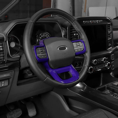 For 2021+ Ford F150 31 x Inner Center Console & Car Door Cover Trim Kit 4 Door Purple
