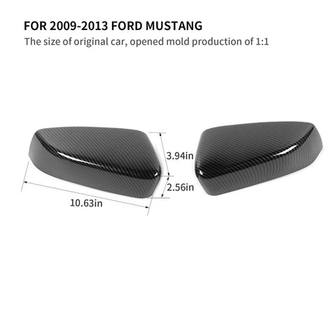 Rearview Mirror Cover Trim Decor for Ford Mustang 2009-2013 Accessories｜CheroCar