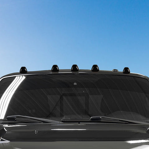 For 2008-2016 Ford F250/F350/F450/F550 Smoked Black Car Roof Light Lamp Cover Trim