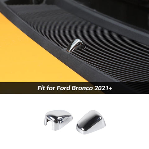 Rain Wiper Spray Nozzle Cover Decoration For Ford Bronco/F150 2021+ Accessories | CheroCar