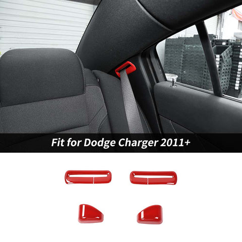 Seat Safety Belt Button Cover Trim For Dodge Charger/Chrysler 300C 2011+ Accessories | CheroCar