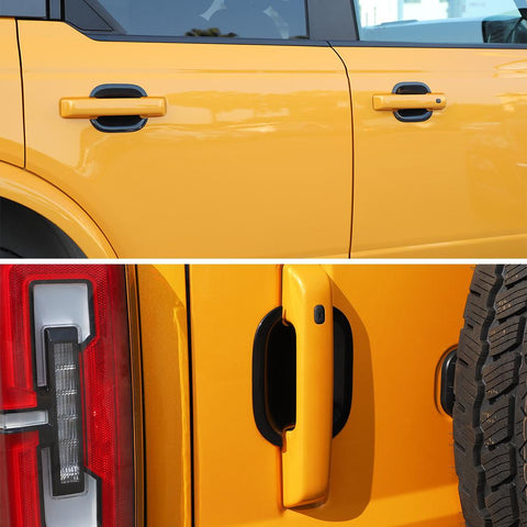 Exterior Door Handle Bowl Panel Cover Trim Bezel For Ford Ford Bronco 2021+ 4-Door Accessories | CheroCar