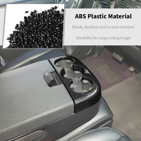 For 2007-2013 Chevy Silverado/GMC-SIERRA Front Armrest Box Cup Holder Panel Trim Cover